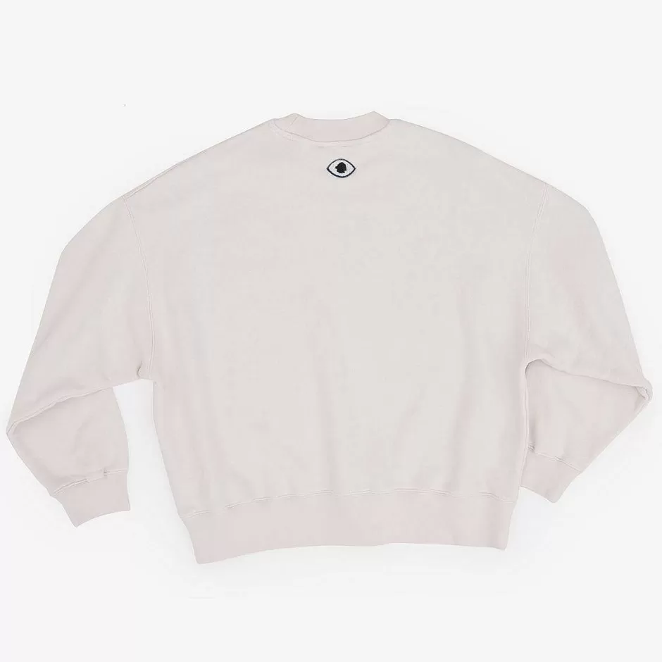 Mann Satorisan Sweatshirt Oversize Bio-Baumwolle | Herkunft Des Grausalzes