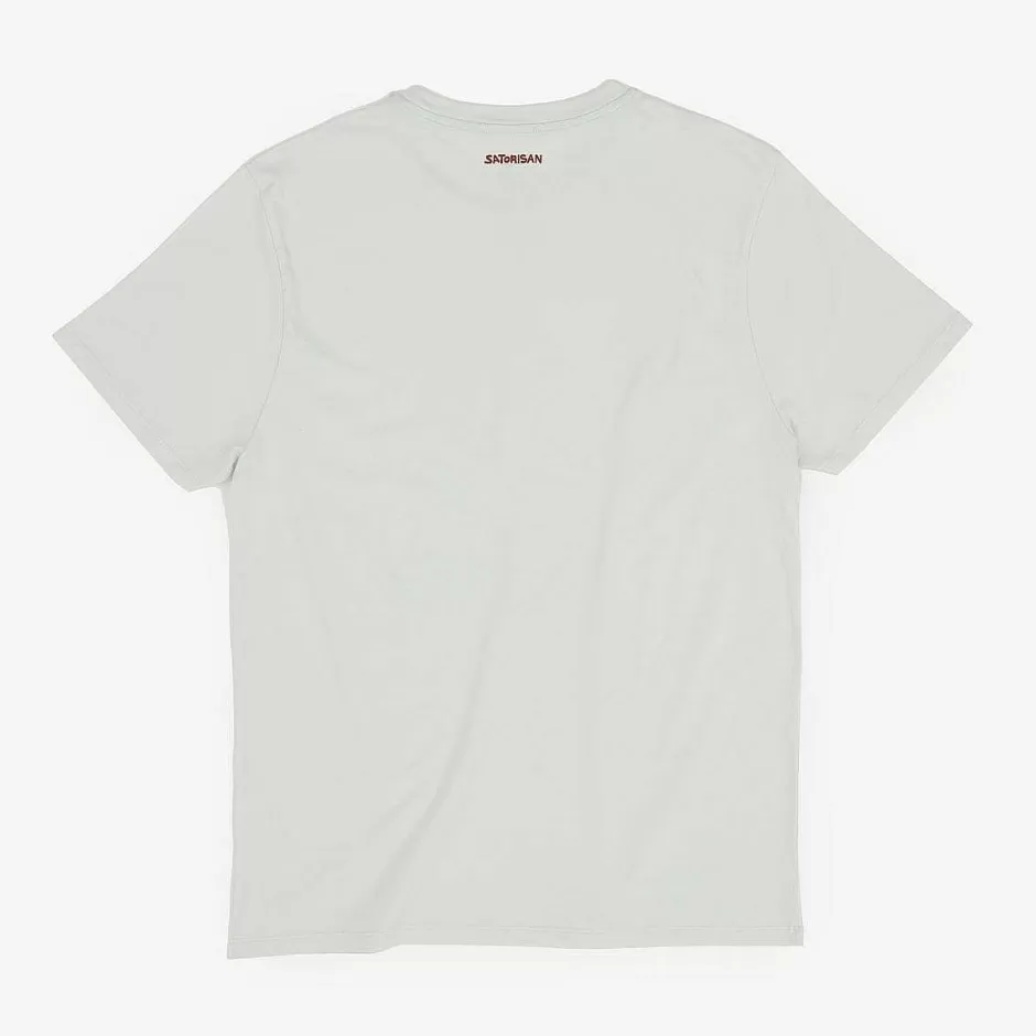 Mann Satorisan T-Shirt Aus Bio-Baumwolle Mit Normaler Passform | Kristalliner Gruner Freiheitsstaat