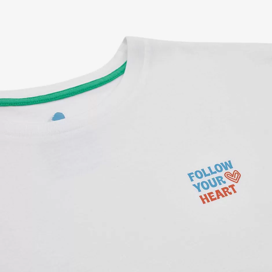 Mann Satorisan T-Shirt Aus Bio-Baumwolle Mit Normaler Passform | Weis Folge Deinem Herzen